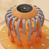 Electronic Claw Head Massager Intelligent Musical Sound Red Ray Decompression