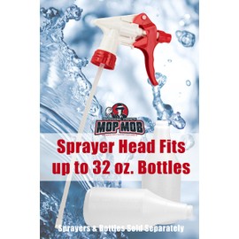 Leak-Free Chemical Resistant Spray Head 20 Pack. Bottles NOT Included. Industrial Sprayer for Auto Detailing, Window Cleaning and Janitorial Supply. Low-Fatigue Trigger and Nozzle Fit 32oz Bottle