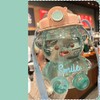 Kawaii Bear Straw Bottle Portable Cartoon Kids Water Bottle with