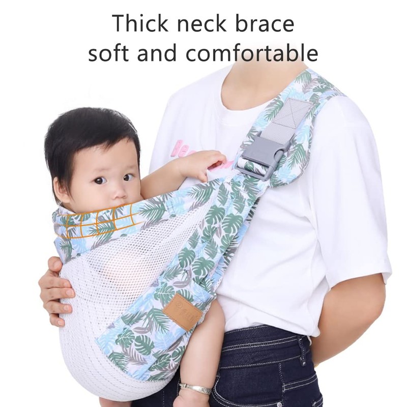 ICRPSTU Summer Breathable Baby Carrier - Adjustable 3D Mesh Baby