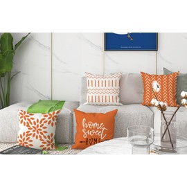 YCOLL Kissenbezüge 4er Set Kissenbezüge leinen Kissenbezug Dekokissen Kissenbezüge für Sofa Gartenbett Couch Kissen 40x40cm （4er Set）