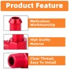 GASHER 2PCS 3/8" NPT Male to 1/2" Barb 90 Degree