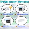 Sliding Window Locks (10 Sets), Security Window Locks with Keys,