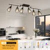 TuyuBEE 6-Light Plug in Track Lighting with Power Cord, Plug