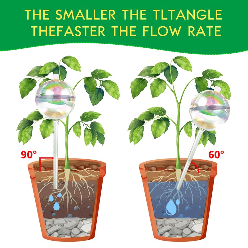 13 oz Up 2 Weeks Large Plant Watering Globes -
