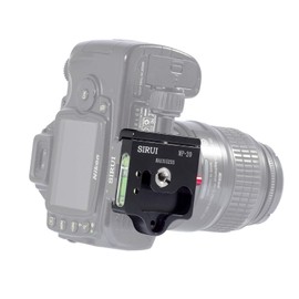 SIRUI MP-20 Quick-Release Base 1/4-Inch and 3/8-Inch for SIRUI and Arca-Swiss Plates / 78 x 56 mm / 78 g / Aluminium Black