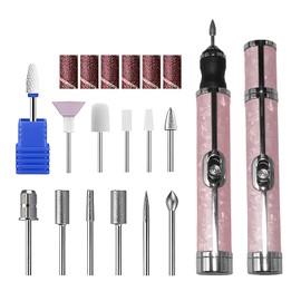FUG 4 Speeds Electric Nail File for Thick Toe Nails Set, Toenails Grinder with 18 Drill Bits for Various Nails and Shapes