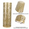 Metal Round Umbrella Stand, Hollow Design, Premium Craftsmanship, Compact Design,