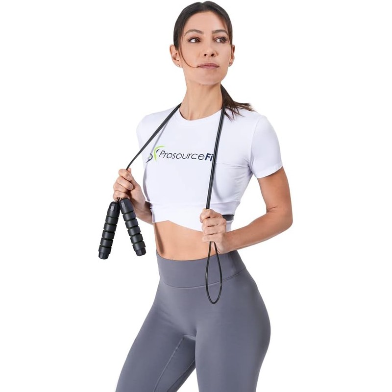 ProsourceFit Speed Jump Rope up to 8 Foot Adjustable Length