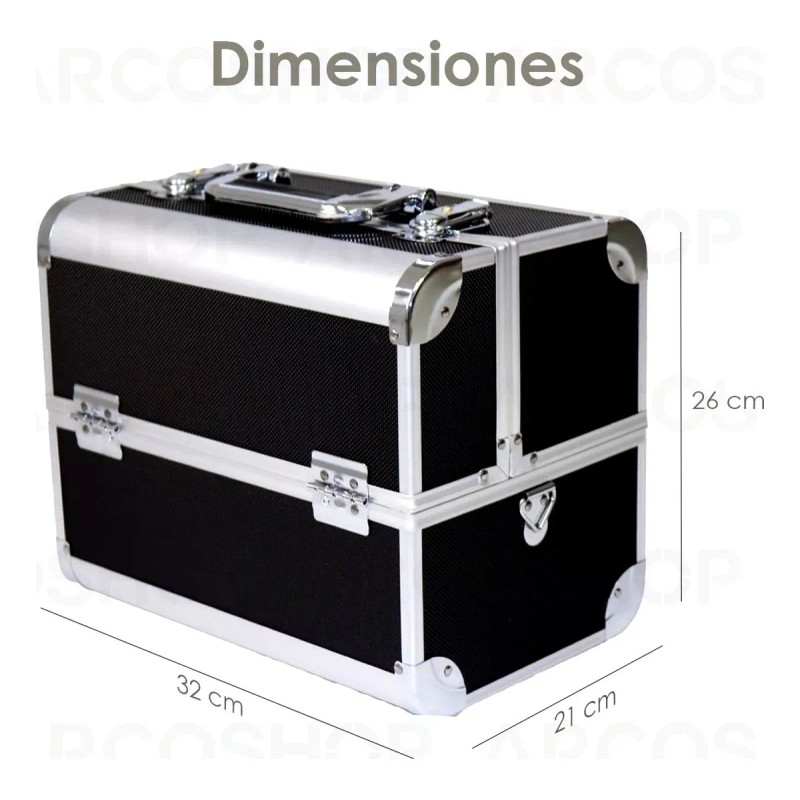 Neceser sin género Arcoshop Neceser Basic plateado