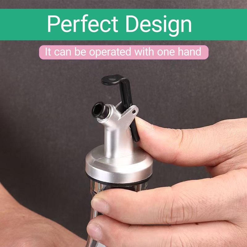 FCAIBEAR 7-Pack Professional Oil Pour Spouts - Extra Wide Mouth