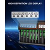 18650 Battery Charger, WAVYPO 12 Bays Smart Universal LCD Charger