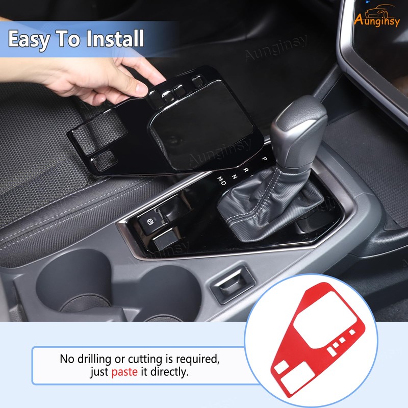 Aunginsy Central Control Gear Shift Panel Trim Cover Compatible with