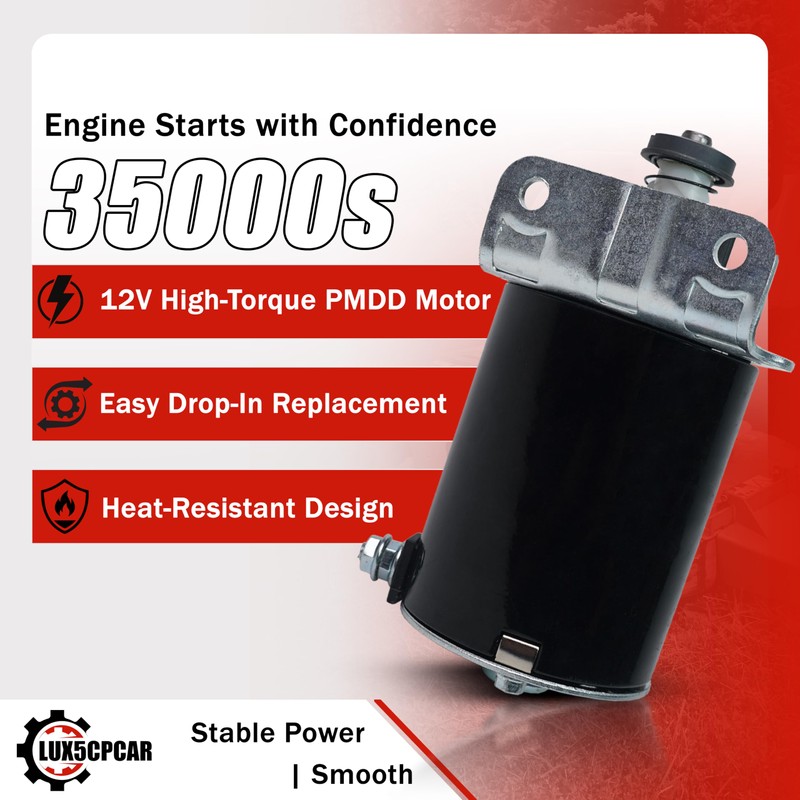 16 Tooth Starter Motor Replacement for Craftsman LT1000 LT3000 LT4000