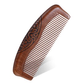 Wood Comb for Women Wooden Comb Travel Hair Comb Fine Tooth Comb for Men Small Portable Pocket Size Fine Tooth Wood Comb, Birthing Labor Comb, Carved Wooden Comb, Anti Static Wooden Comb