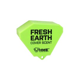 HME Fresh Earth Scent Biscuits | Effective Long-Lasting Powerful Air-Tight Cover Scent for Hunting, Archery & Wildlife Observation | 3 Interchangeable Scent Chips, 3 Pins & 3 Hooks