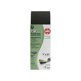 Shopsmith 21 in. L x 3 in. W Ceramic Sanding Belt 80 Grit Medium 1 pc.