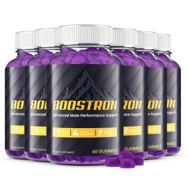 Unbranded (6 Pack) Boostron Gummies for Men, Advanced Formula for Male Health Support
