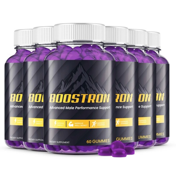 Unbranded (6 Pack) Boostron Gummies for Men, Advanced Formula for