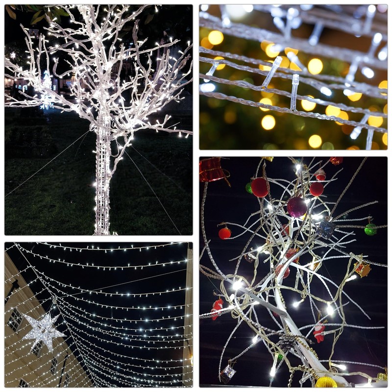 Bollengold Fairy Lights, 12M/120LED USB-Powered String Lights, Copper Wire Light