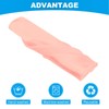 sourcing map 50pcs Peach Satin Table Napkins Polyester Square Bright