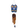 Wowser Bamboo Flip Flop Windchime, Outdoor Garden Décor, 36 Inches