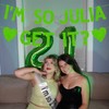 Brat Themed Party Decor, Lime Green Glitter I'm SO Julia