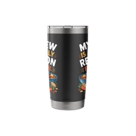 Beef Stew Thanksgiving Food Birria Tacos Roast Beef Chef Stainless Steel Insulated Tumbler
