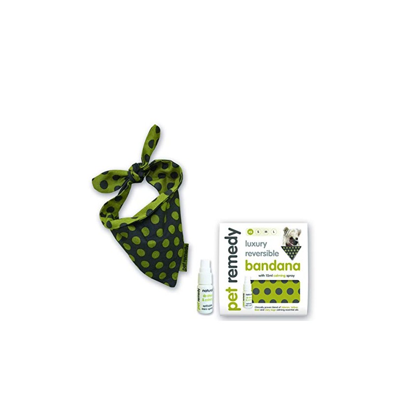 Pet Remedy Calming Bandana Kit Extra Small,Red