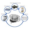 2PCS Snap Disc Temperature Switch Bimetal Engineering Plastic 25A Thermostat