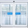 YOKIVE 2 Pcs Push Pull Door Sign, Door Sign Self