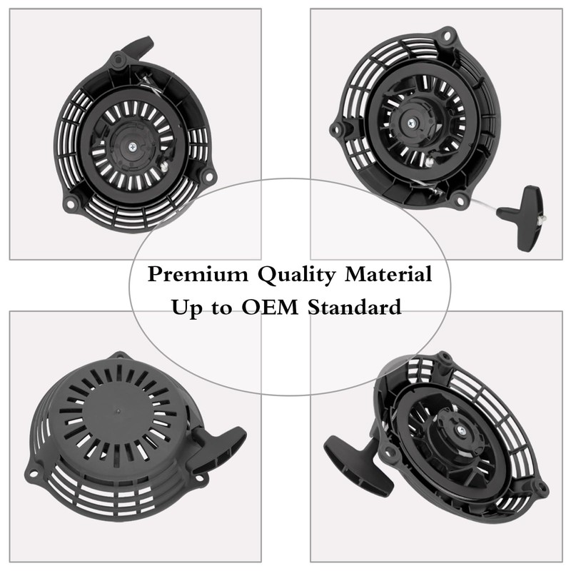 ASDFGHT gcv160 Pull Start Recoil Starter, Black, 13007