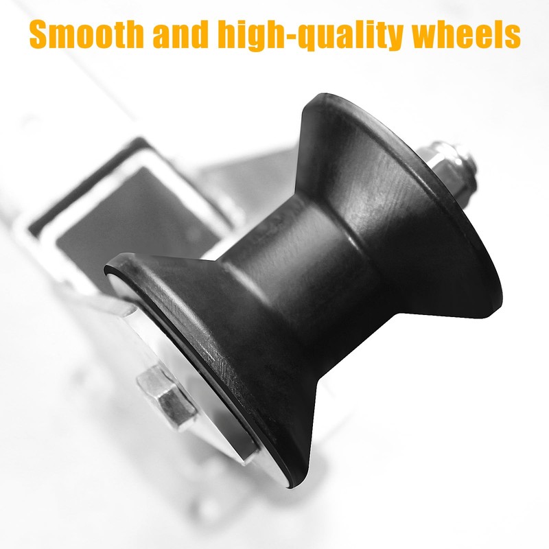 ZUIWAN Boat Trailer Winch Stand with Roller fit 3" w