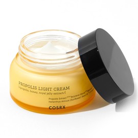 COSRX COSRX Full Fit Propolis Light Cream, 2.19 Fl.oz / 65ml, Propolis 64.5%, Hydrating Daily Day and Night Moisturiser, Korean Skin Care, Not Tested on Animals, Paraben Free