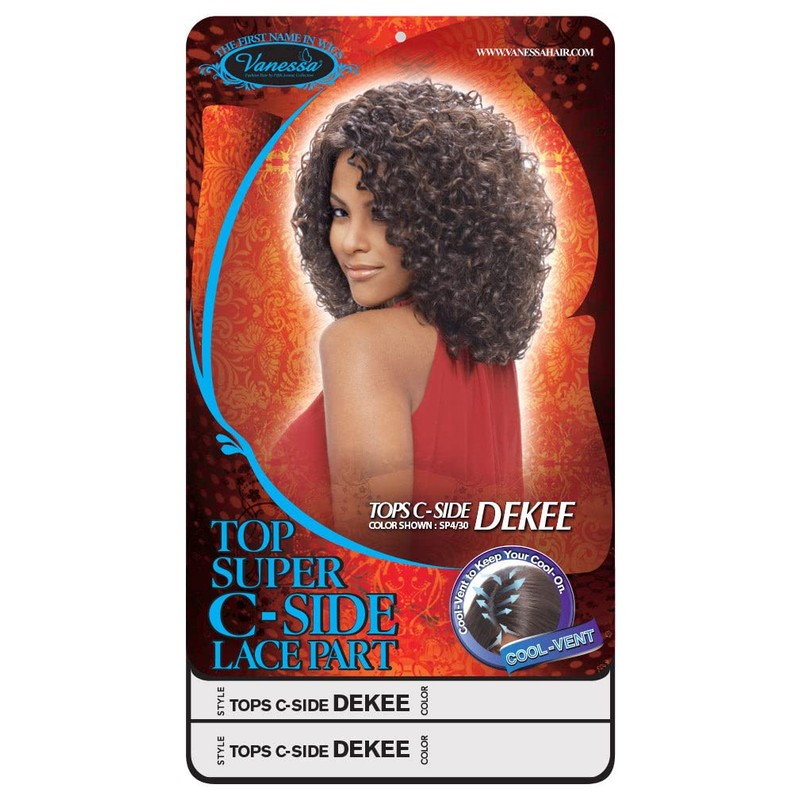 Vanessa Synthetic Hair Top C Side Lace Part Wig -