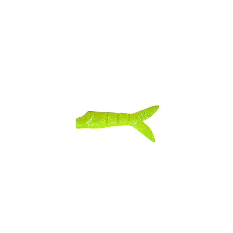 FishLab BBZ 2-1/4" Mimic Tail, Chartreuse