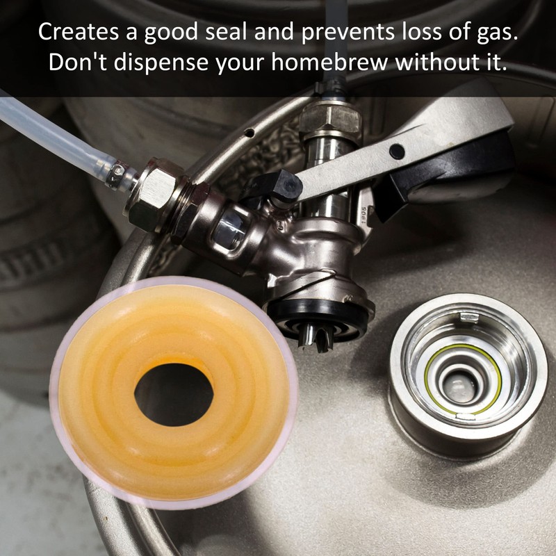 Kegconnection Regulator Washer - Nylon CO2 Tank to Draft Beer