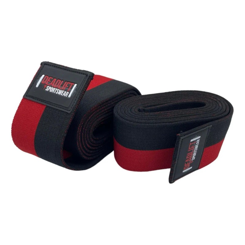 Vendas De Rodilla Powerlifting, 2.5 Metros, Sin Velcro