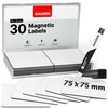 GAUDER Magnetic Dry Erase Labels | (75 x 75 mm)