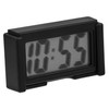 Gatuida 4pcs Car Digital Clock Clocks LED Wall Clock Mini