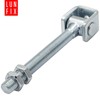 Gate Hinge Adjustable Galvanised Gate Hinges Through System M20 x