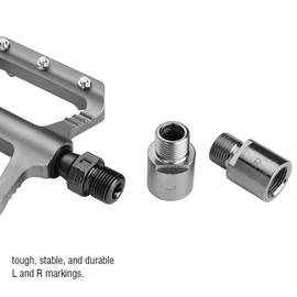 1 Pair Bicycle Pedal Extender, Steel Bike Pedal Extenders Bicycle Pedal Spacers for Road Bicycleboomerang