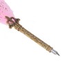 Quill Pen Set Retro Elegant Exquisite Pattern Smoothing Writing Feather
