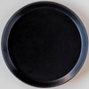 TAMAKI Kasane T-959992 Round Plate, Large, Black, Diameter 9.1 x