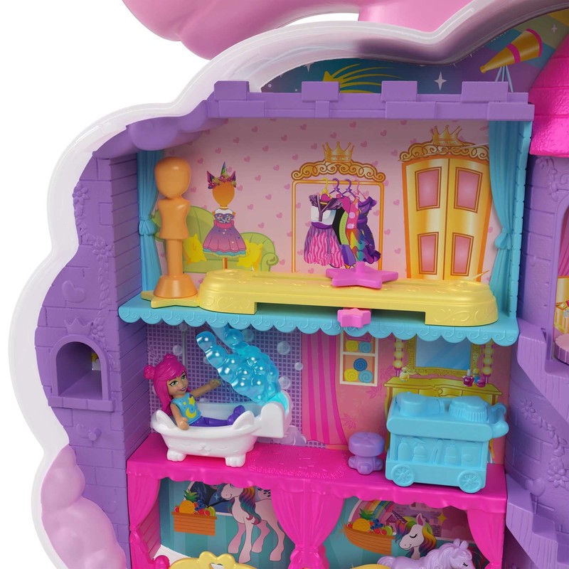 Polly Pocket Rainbow Unicorn Salon