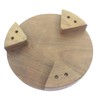 Sriyug Wooden Rolling Pin Rolling Board Roti Maker Wooden Chakla