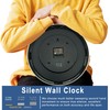 HITO 14 Inch Silent Wall Clock Battery Operated, Large Wall
