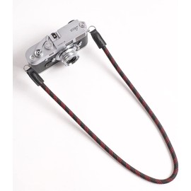cam-in (カムイン) カメラストラップ DCS-005シリーズ (75cm, ブラック × レッド) DCS-005103