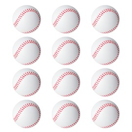 12PCS 6.3CM Children Playground Full Core Soft EVA Elastic Ball Reduce Pressure Stress Kid ToyBaseball