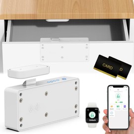 Cerradura inteligente para gabinete, cerradura de cajón RFID oculta, sin llave electrónica Bluetooth para niños, seguridad infantil, cerradura de cajón para adultos, licores, muebles,